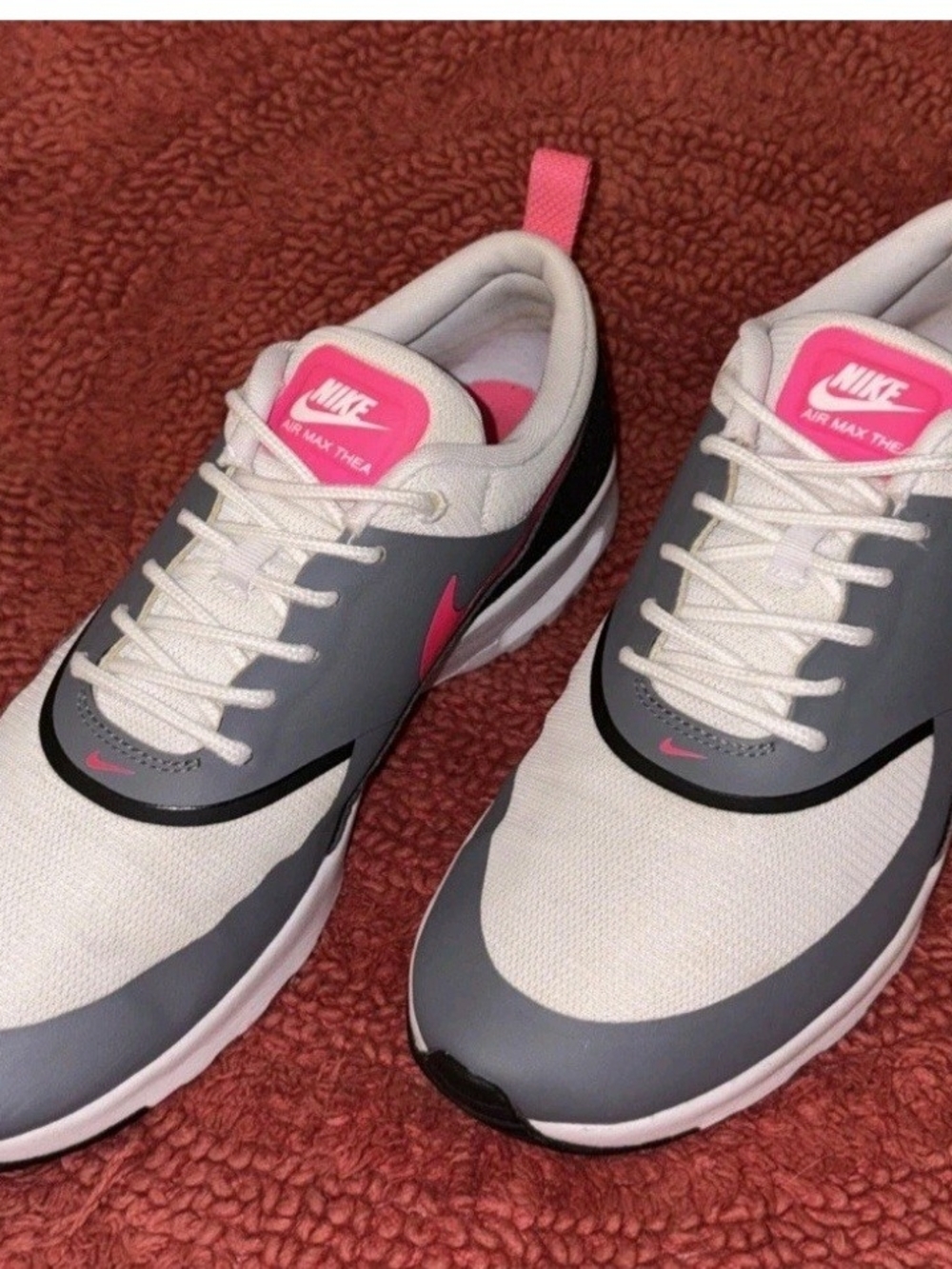 Nike Womens Air Max Thea Running Shoes Multicolor Low Top Lace Up 9 - Picture 2 of 7